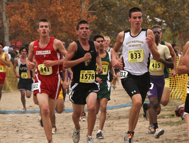 2009 CIF XC Boys D3-049.JPG - 2009 California CIF Cross Country Championships, Woodward Park, Fresno, California